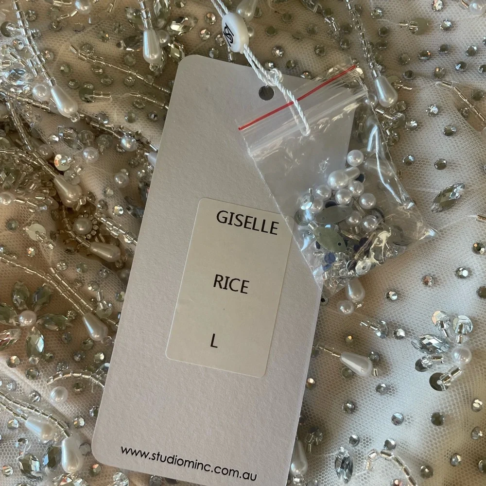 IVORY PEARL BRIDAL MINI DRESS - Picture 4 of 5